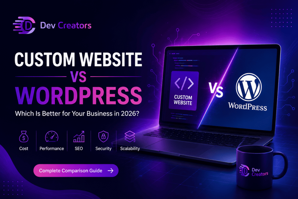 Custom Website vs WordPress Comparison Guide